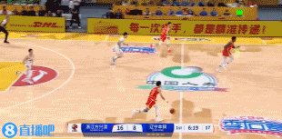 真有侵略性！广厦外援奈特捡漏反篮后再中坚决三分！连砍5分！